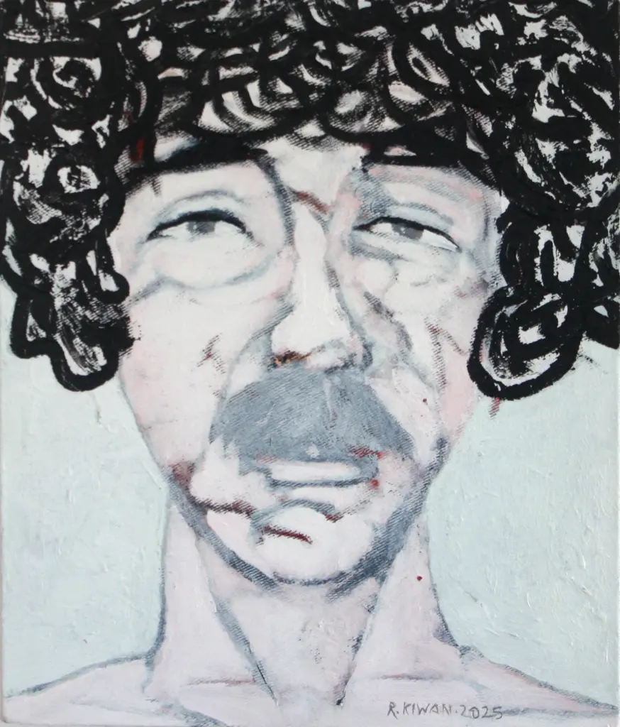  Untitled, acrylic on canvas, 35 x 30 cm, 2025 