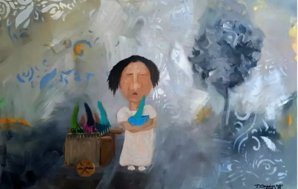 Untitled, oil on canvas, 40 x 60 cm, 2021