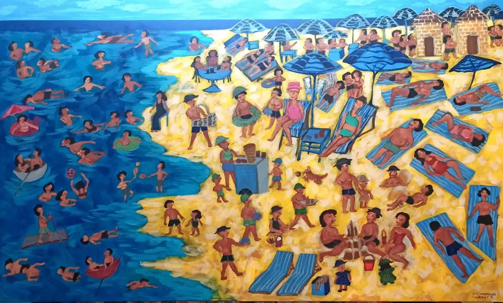 Untitled, acrylic on canvas, 120 x 220 cm, 2025