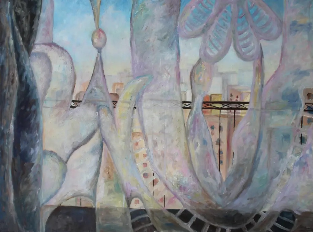 Inside out, oil on canvas, 60 x 80 cm, 2018