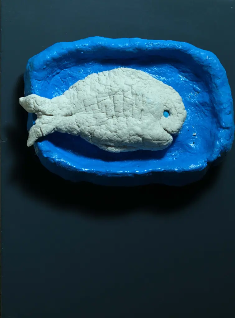 Untitled, limestone paste, 15 x 11 cm, 2023 