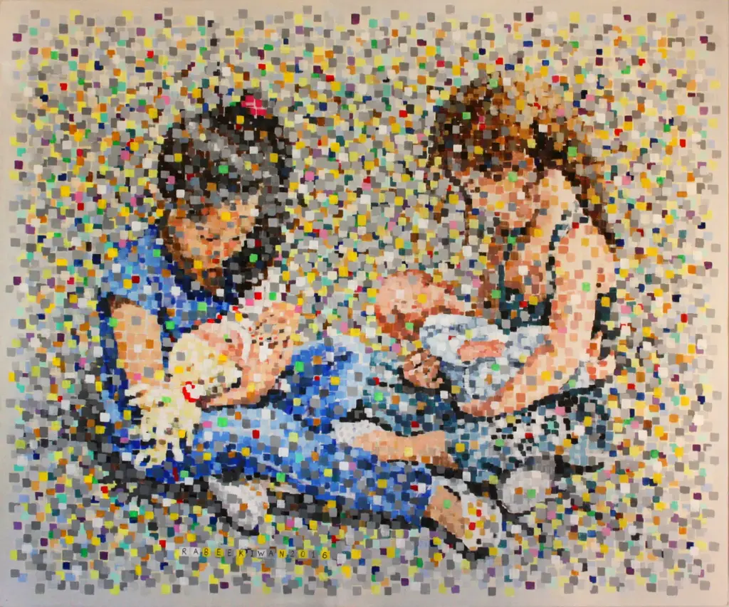 Untitled, acrylic on canvas, 100 x 120 cm, 2016