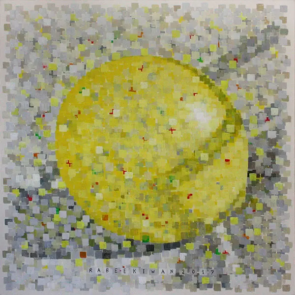 Untitled, acrylic on canvas, 100 x 100 cm, 2017 