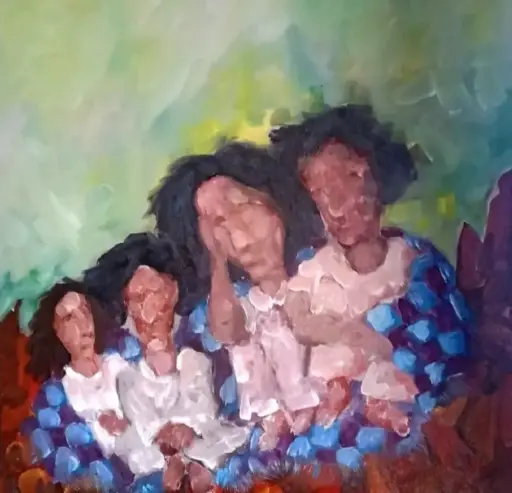 Untitled, acrylic on canvas, 50 x 50 cm, 2023