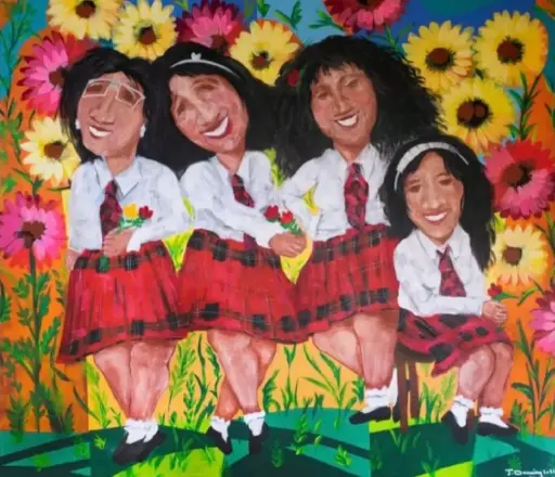 Untitled, acrylic on canvas, 100 x 110 cm, 2021