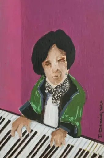 Untitled, acrylic on canvas, 30 x 20 cm, 2021