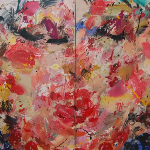 Silent Gaze Diptych 