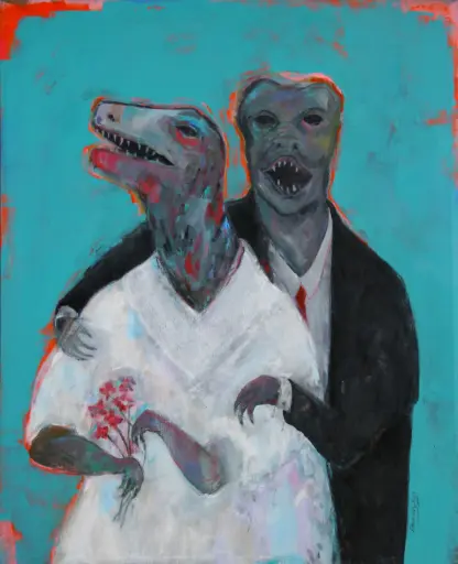 evoL, acrylic on canvas, 150 x 120 cm, 2013